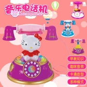 Pig Peggy Toy Girl Peggy Simulation Child Phone Puzzle Câu chuyện học tập sớm Máy Âm nhạc Flash Landline - Đồ chơi âm nhạc / nhạc cụ Chirldren