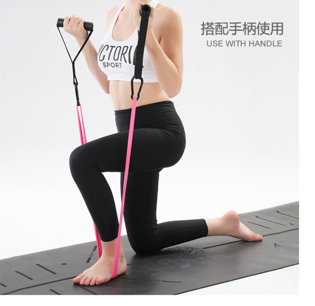 Spot yoga ring puller with elastic fitness belt pull-up weight-bearing resistance band