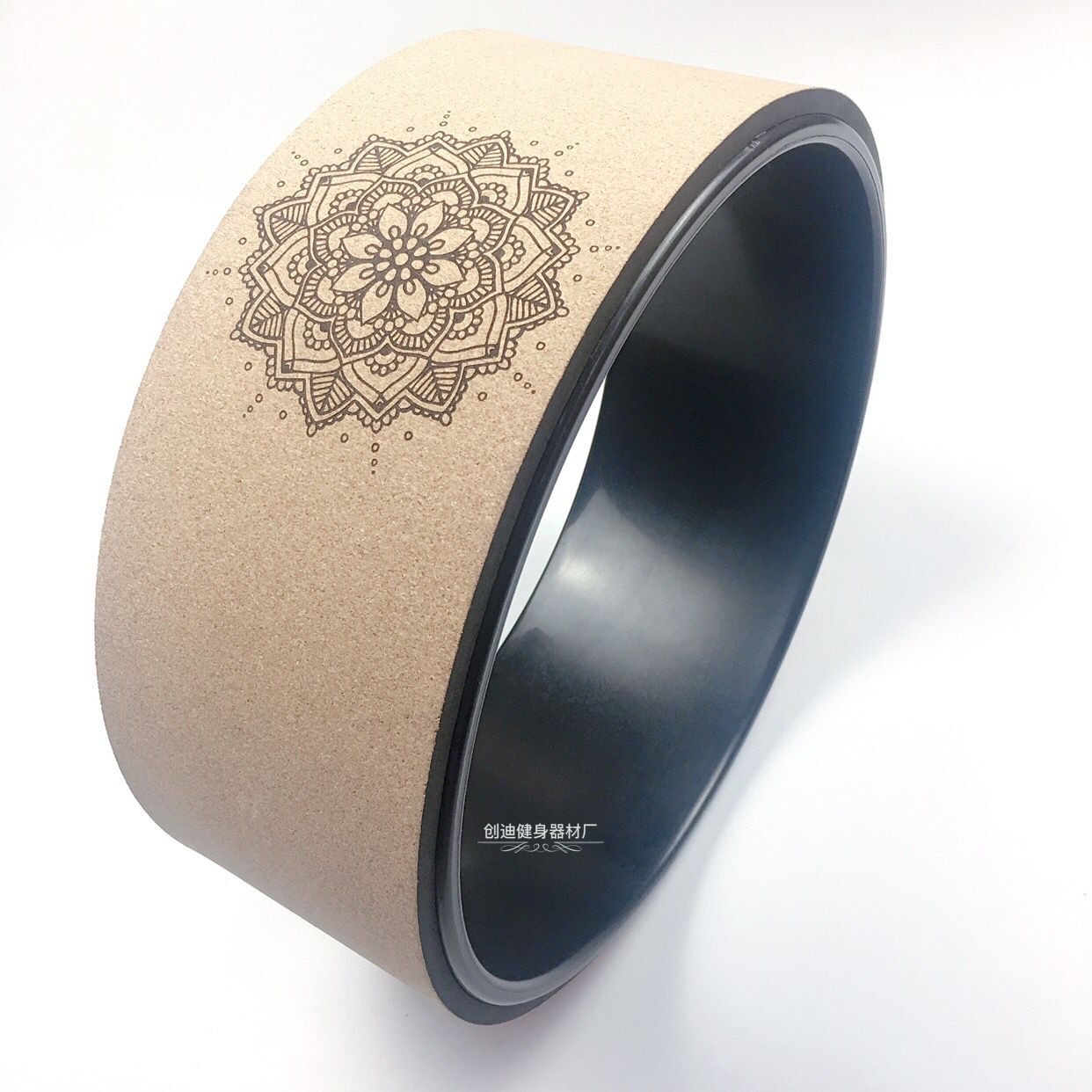 Cork Yoga Wheel Rear Bender New Yoga Massage Wheel Auxiliary Wheels Prati Lap Dharma Wheel