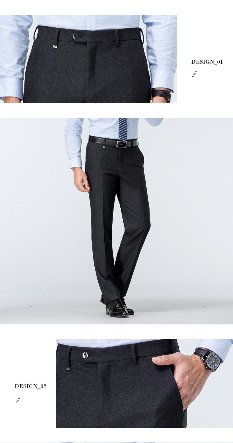 Pantalon droit pour jeunesse JOEONE pour automne - Ref 1467544 Image 10