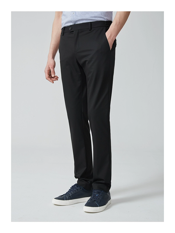 [Truy cập với cùng một đoạn] Jiu Muwang kinh doanh quý ông quần trung niên công nhân văn phòng miễn phí hot đích thực phù hợp với quần dài quần vải nam
