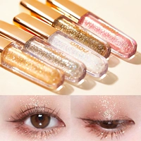 Капля слез novo Liquid Eye Shadow Ярко -кристаллический порошок вспышки Ультрафлоу, мигающий канавки, лежащий шелковичный пруз