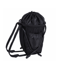 Black small basket storage basket Light storage frame Shopping household basket Foldable multi-function basket