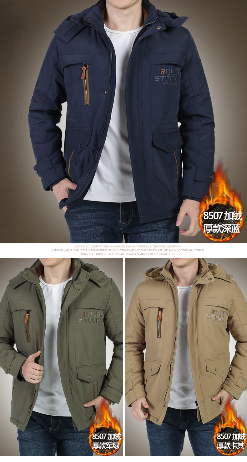 Blouson hiver pour homme en Nylon - Ref 3115305 Image 50