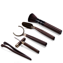  Kung Fu tea set tea ceremony accessories bamboo tea spoon tea clip tea needle tea dial tea leak Tea cup fork tea pen Ebony wood
