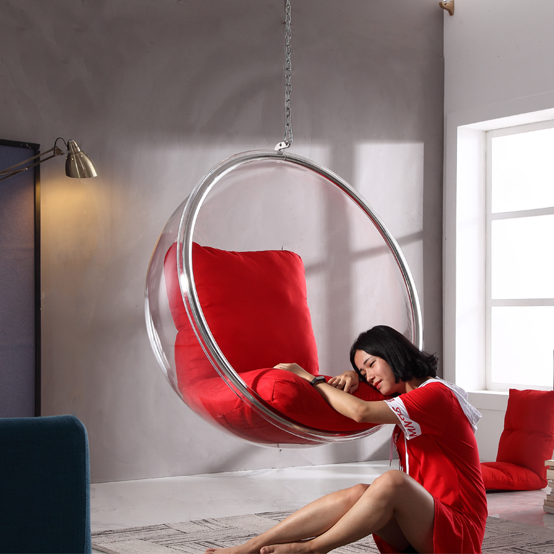 Trendy Hanging Chair from Xianyimanjia, Balcony Bubble Chair, Indoor Leisure Chair, Outdoor Swing, Nordic Rocking Chair, Tiktok Hanging Basket