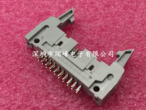 2 54-pitch horn DC2-20P straight pin straight foot 2*10 double hook off-white environmental protection gold plating