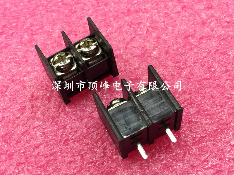 Manufacturer direct sale fence type wiring terminal KF55C DG55C-2P pitch 10mm midfoot copper material