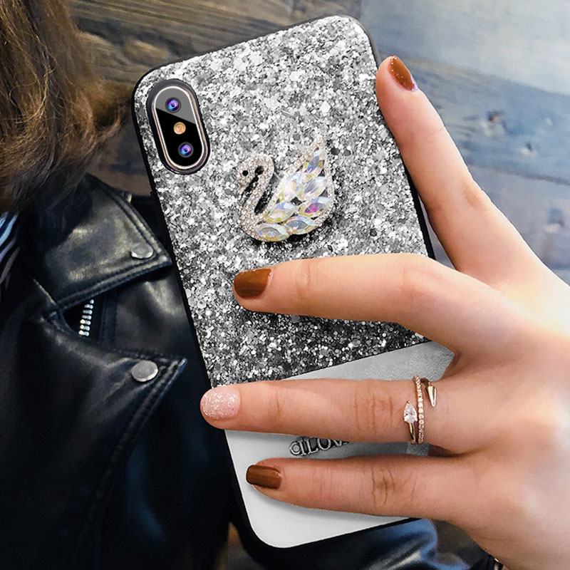 Apple X mobile phone shell iphonex new net red creative iPoneX all-inclusive anti-fall women 8x set of voice shake brand