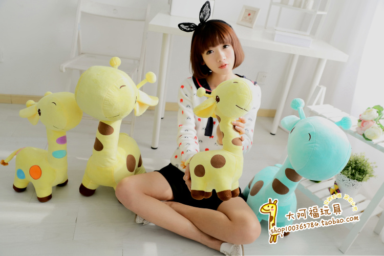 Con hươu cao cổ đồ chơi sang trọng 9 tuổi gối búp bê vải đồ chơi búp bê đám cưới, mô hình món quà sinh nhật đồ chơi mềm cho bé