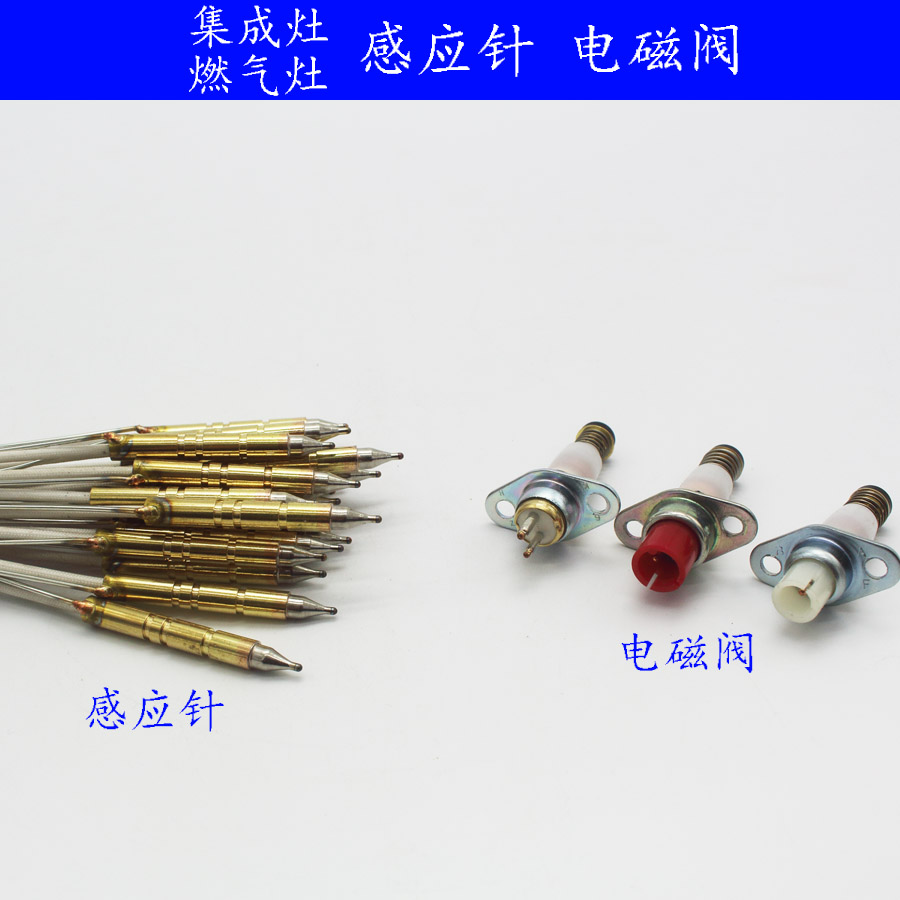Gas stove integrated accessories Single wire double wire thermocouple Solenoid valve Induction copper needle Safety flameout protection monitor