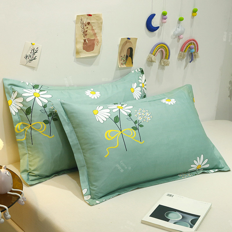 Pillowcase 48x74cm Envelope Type Adult Pillow Cover Grinding Single Pillow Core Cover One Pack A Pair Of Two Shots