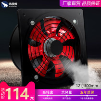 Exhaust fan kitchen 12 inch powerful oil fume ventilation fan exhaust fan window type high power exhaust fan toilet 300