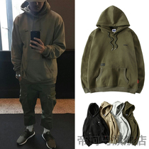 Chao brand Hong Kong style Yu Wenle sweater mens hooded spring and autumn casual jacket head Japanese loose