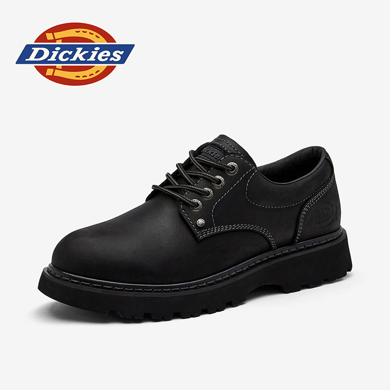 Мужская обувь Dickies; новинка 2026 года; мужская обувь; летние черные кожаные туфли Martin с низким вырезом; мужская повседневная обувь Изображение 1