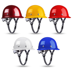 LIKIA 실제 유리 섬유 헬멧 FRP 소재 건설 엔지니어링 리더 국가 표준 두꺼운 헬멧 맞춤 인쇄