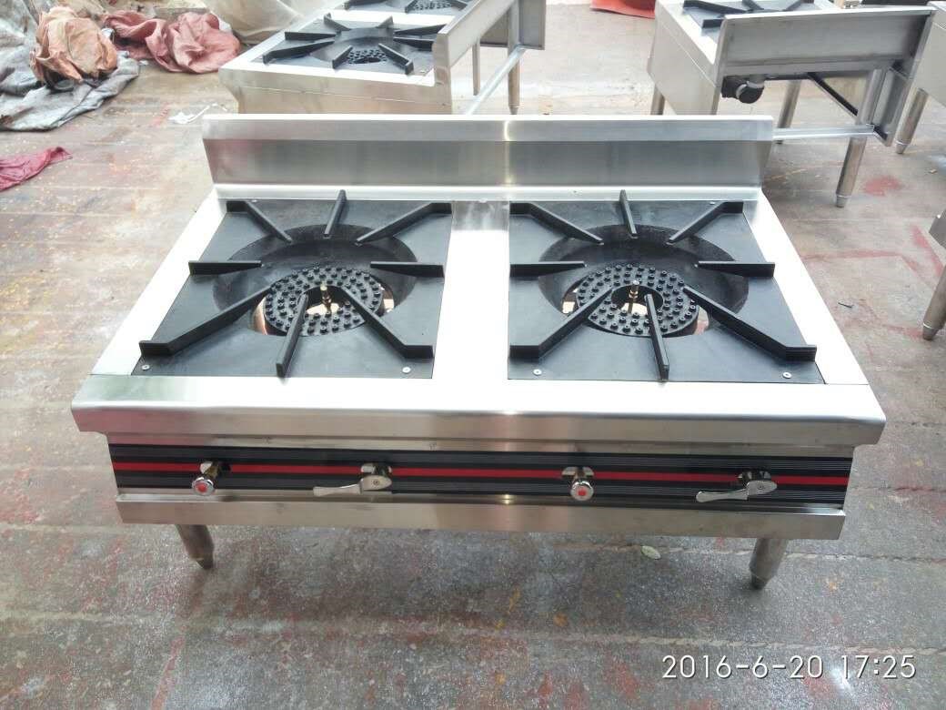 Commercial energy-saving single-eye double-eye low soup stove gas natural gas methanol bio-oil dwarf stove with fan