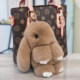 Little Rabbit Plush Toy Lop-eared Rabbit Doll Korean Girl Mini Doll Small Long-eared Rabbit Rabbit School Bag Pendant