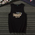 Vest nam port gió cotton thể dục rộng vai bóng rổ thể thao không tay áo thun thủy triều thương hiệu bãi biển lỏng mồ hôi vest - Lót áo lót thể thao  Lót