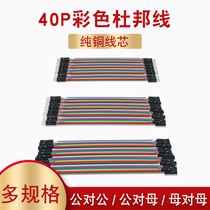 DuPont line pure copper wire core female to female male to female male 40p color Cable cable cable 20CM