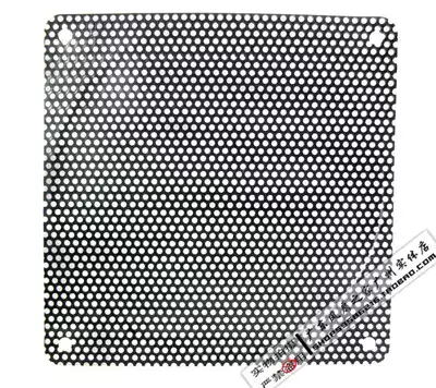Black 14CM 14cm high-grade metal fan dust-proof net ultra-thin punching paint