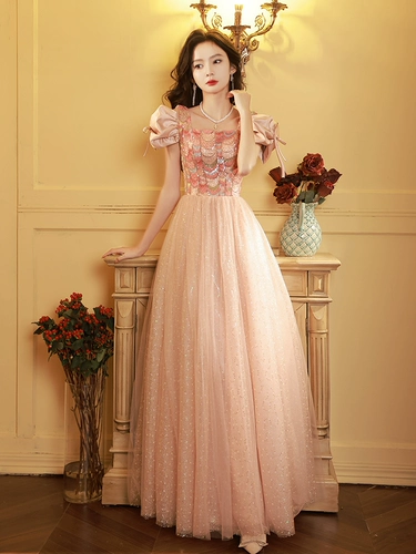 Вечернее платье, изысканный стиль, французский стиль