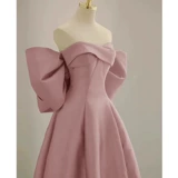 Вечернее платье, розовая юбка, свадебное платье для принцессы, изысканный стиль, французский стиль
