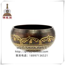 Imported Nepalese thickened copper bowl Dharma bowl and Sanskrit bowl in three sizes with good sound quality