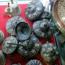 Nepalese high-end bell eight auspicious six-character mantra fine workmanship crisp and sharp sound quality