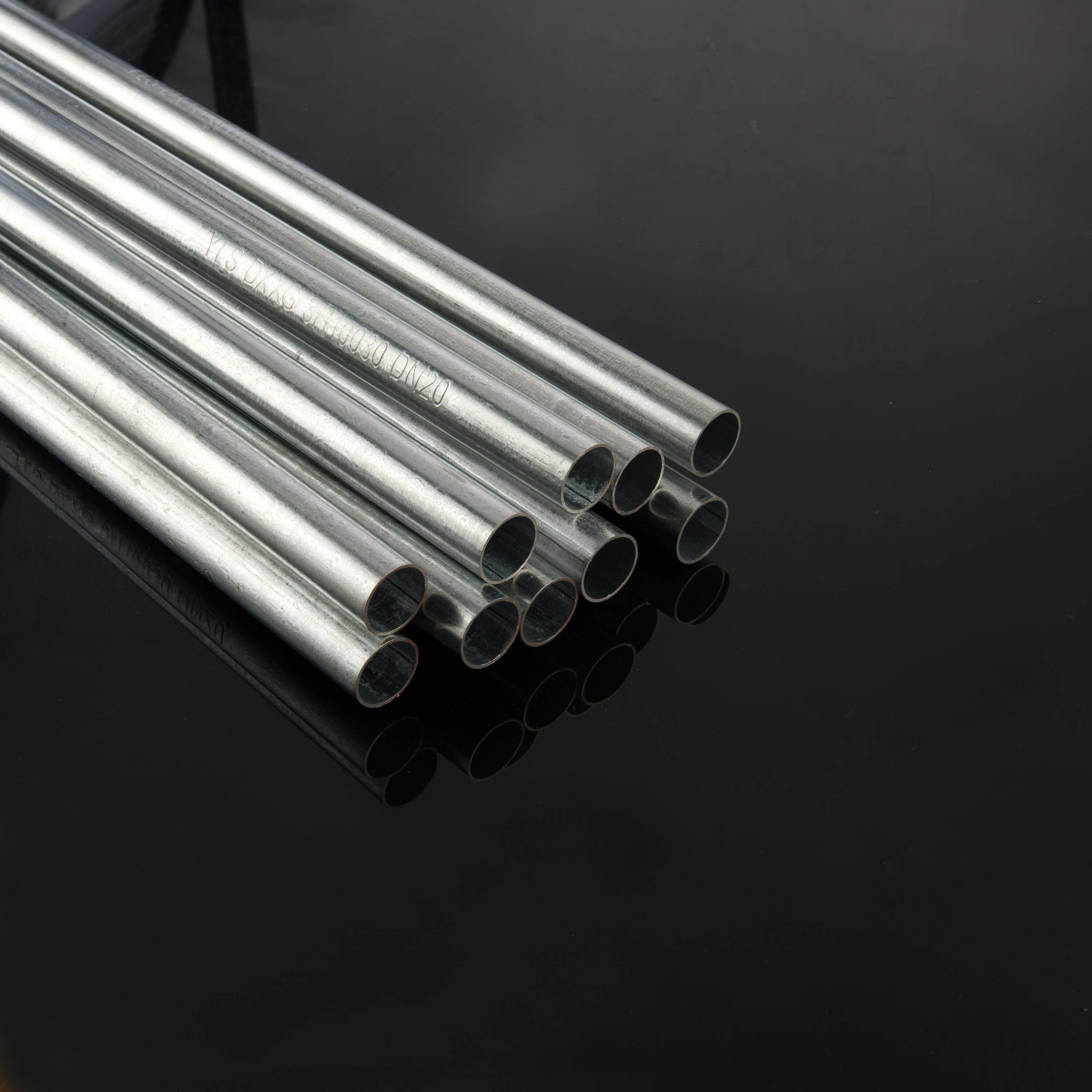 kbg 20*1 2mm galvanized wire pipe metal wire pipe 4 points iron wire pipe casing pipe embedded wiring