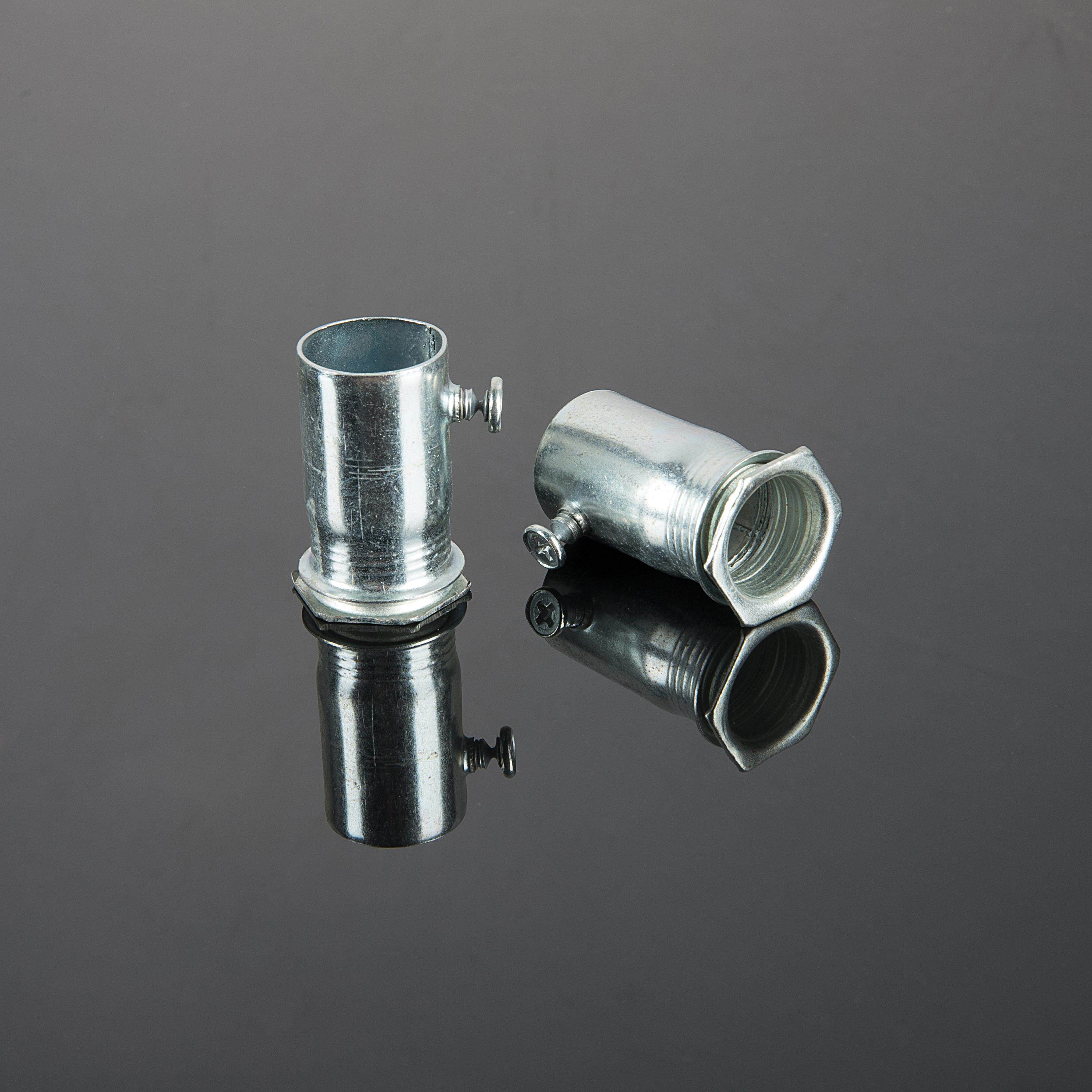 JDG 25 internal tooth cup comb fast internal wire box pick up iron bottom case joint iron lock mother galvanized wire pipe fitting