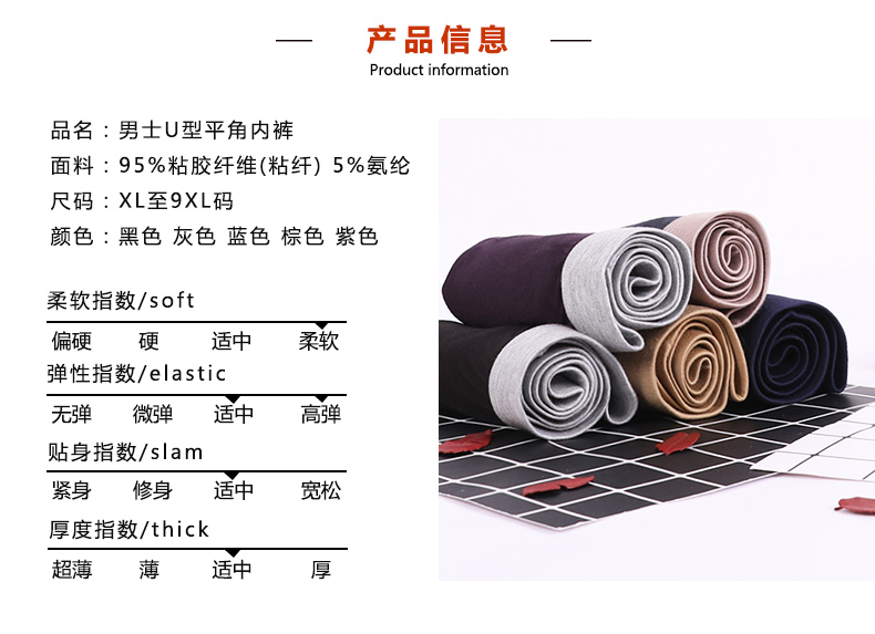 Người trung niên và người cao tuổi quần đùi tóm tắt quần boxer nam modal cộng với phân bón XL béo con cha quần eo cao quan lot sieu mong