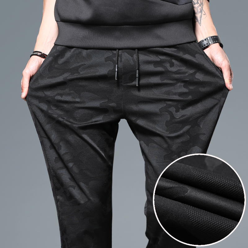 Camouflage Pants Men's Casual Pants Loose Sports Joggers Student Sports Cuffed Korean Style Trendy Men's Pants Summer