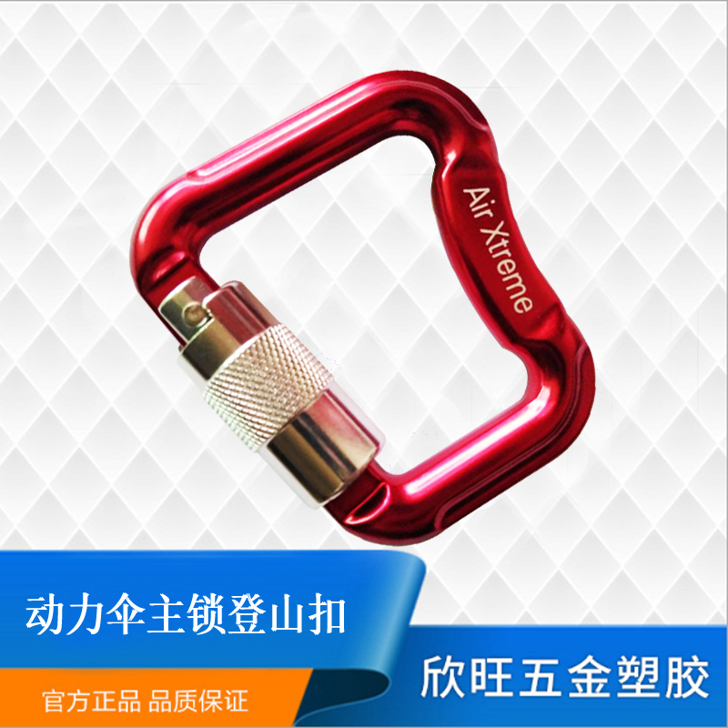 Factory direct selling outdoor rock climbing master lock skydiving parachute master hook professional paraglider master lock carabiner 20N