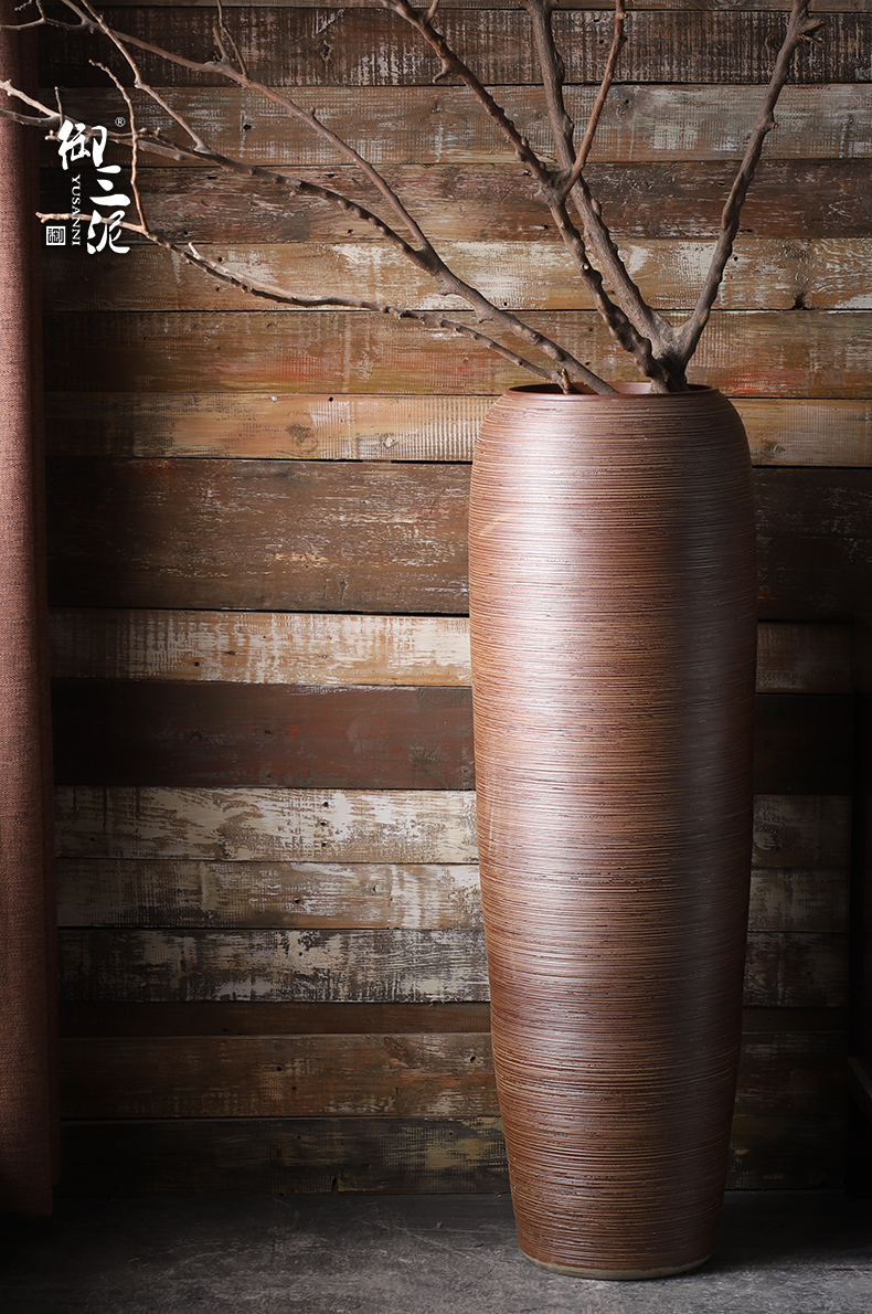 Jingdezhen I and contracted ceramic vases, flower arranging furnishing articles sitting room be born large floral home decoration big flower pot