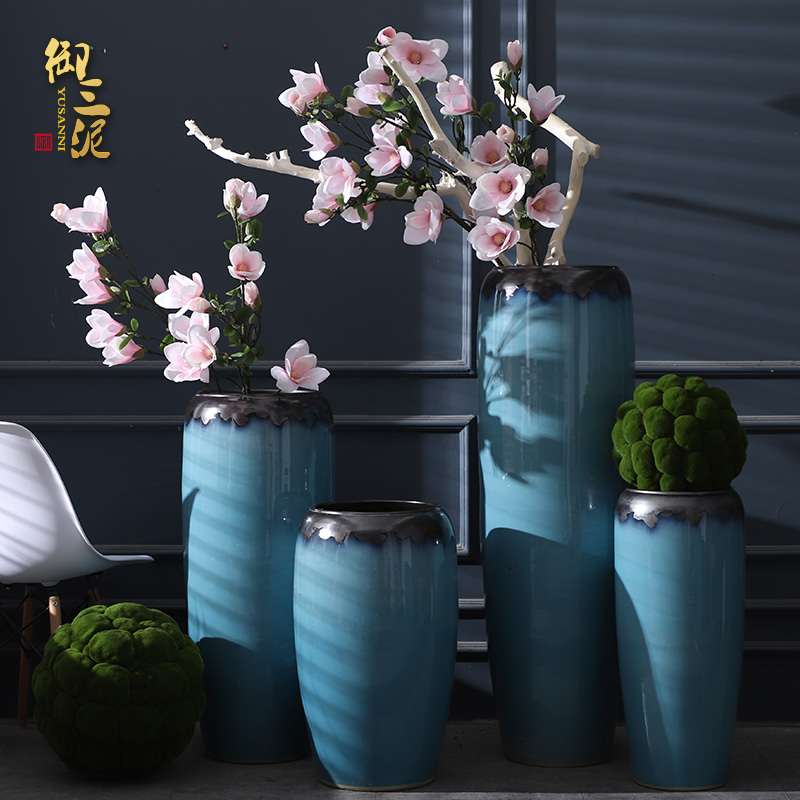 European ceramic vase Nordic I and contracted villa landing simulation TV ark suit sitting room flower arranging furnishing articles