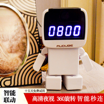 Wireless wifi mobile phone remote monitoring camera home 360-degree panoramic HD night vision battery free plug-in