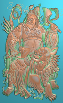 Figures Door Gods Beasts Fine Carvings Jade Carvings