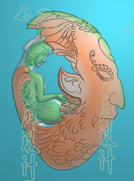 Jade sculptures of the fine sculptures of beasts and beauties