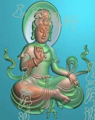Is free Guanyin qind tu jade figure