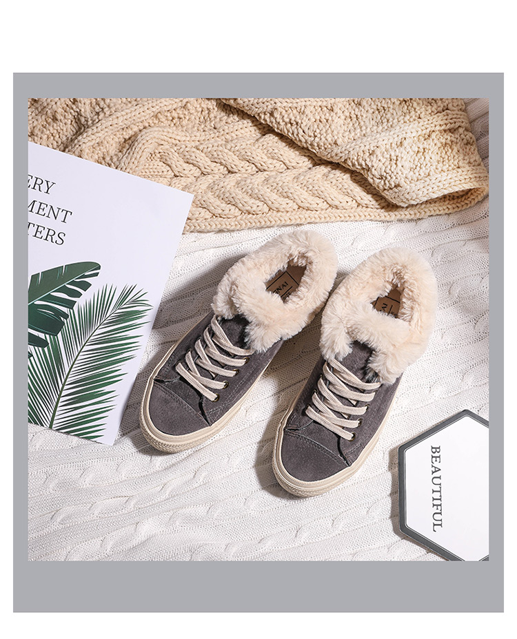 Cộng thêm đôi giày nhung nữ cotton 2018 mùa đông giày vải mới Học sinh Hàn Quốc Yamamoto gió in giày siêu xấu xí giầy nữ cao cấp
