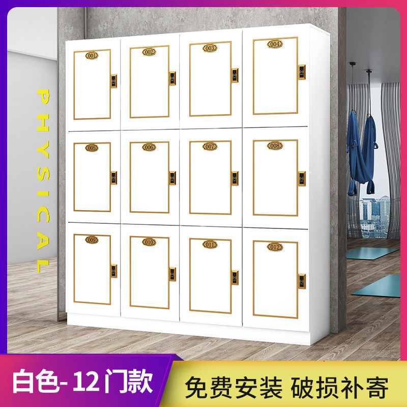 Wooden locker salon locker gym yoga hall locker bath center beauty salon storage wardrobe