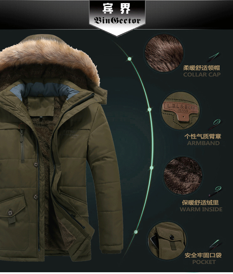 Blouson hiver pour homme GECTOR  BEN - Ref 3114776 Image 10