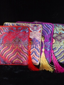 Gifts Abroad for Foreigners Small Gift Chinese Style Embroidery Silk Brocade Coin Purse Folk Characteristic Crafts