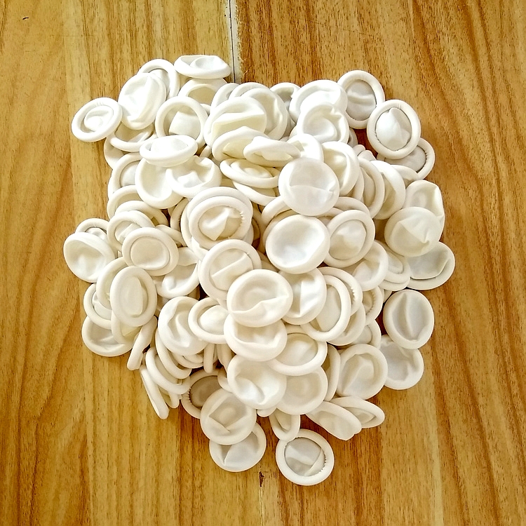 Textured embroidered glove latex hand fingertip disposable finger sleeve antistatic dust-free rubber Lauprotect beauty medecor hand fingertips