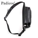 Мужская нагрудная сумка, спортивная поясная сумка для отдыха, сумка на одно плечо, из натуральной кожи