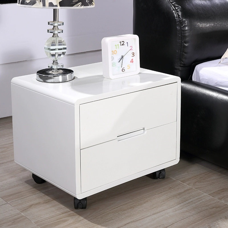 Tủ đầu giường tối giản hiện đại, tủ sơn hoang dã, tủ đầu giường thân thiện với môi trường, đơn giản và khí quyển, kết hợp đồ nội thất phòng ngủ - Buồng