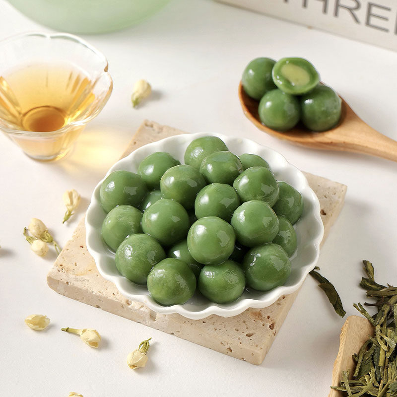 Longjing Pearl Powder-Filled Taro Balls, Filled with Purple Sweet Potato, Special Ingredients for Bubble Tea Shops