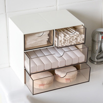 New Japanese-style creative drawer storage box Office learning sundries desktop storage box finishing box