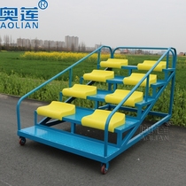 Finish timing stand 8-seat track and field competition referee stand mobile finish referee stand audience recording stand